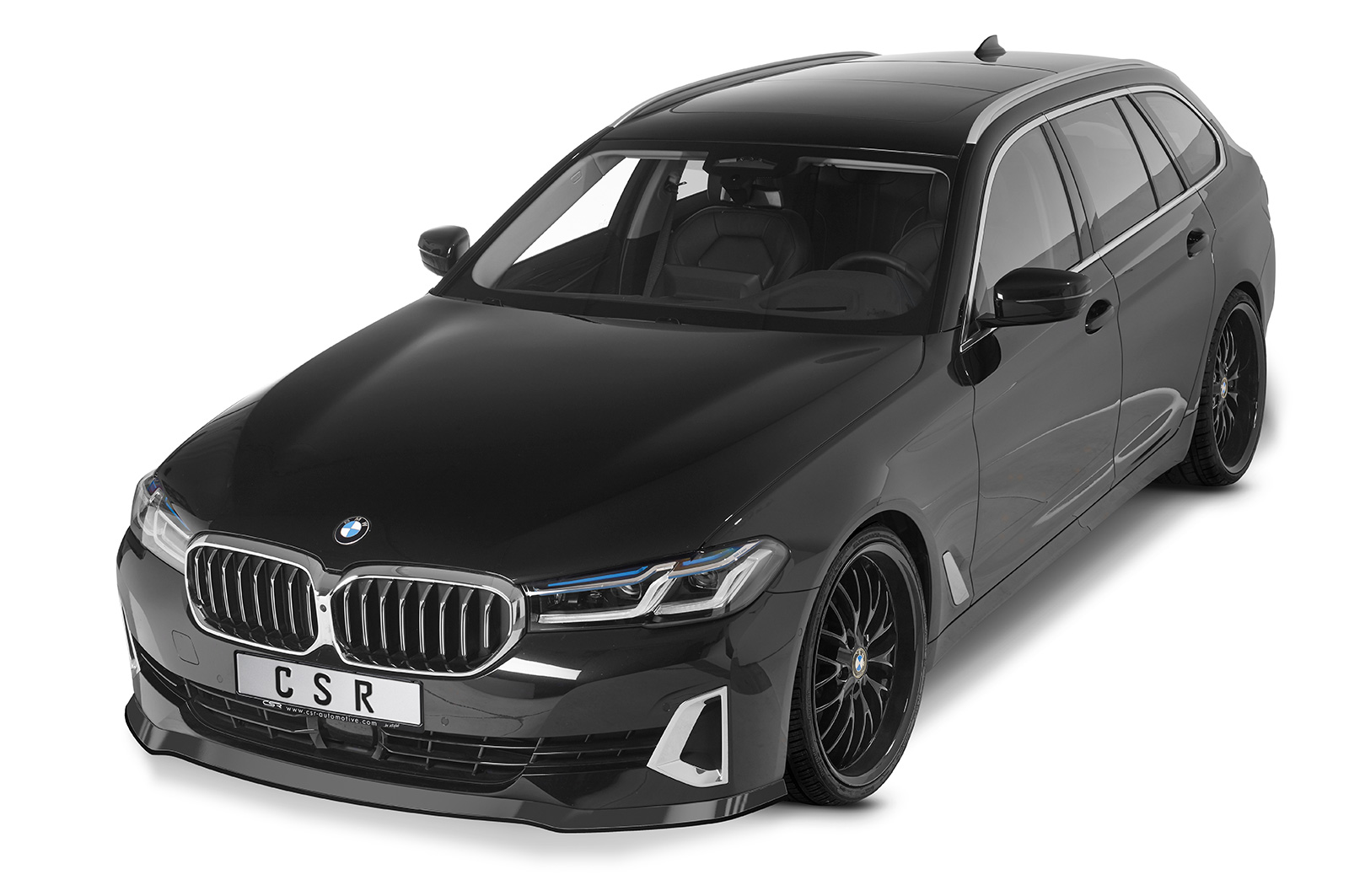 Lame de parechoc avant pour BMW Série 5 G30 / G31 finition de base Luxury Line (facelift) (depuis 2020) - Fabriqué en ABS (6 finitions au choix)