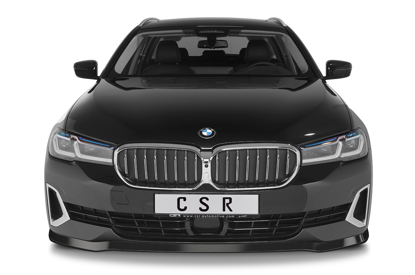 Lame de parechoc avant pour BMW Série 5 G30 / G31 finition de base Luxury Line (facelift) (depuis 2020) - Fabriqué en ABS (6 finitions au choix)