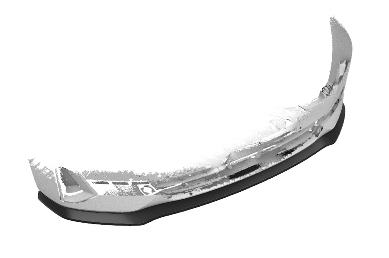 Lame de parechoc avant pour BMW Série 5 G30 / G31 finition de base Luxury Line (facelift) (depuis 2020) - Fabriqué en ABS (6 finitions au choix)