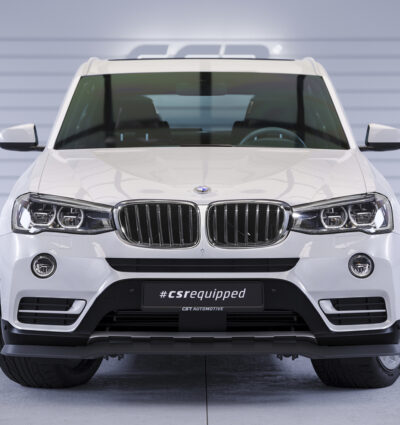 Lame de parechoc avant pour BMW X3 F25 toutes carrosseries (facelift) (2014-2017) - Fabriqué en ABS (6 finitions au choix)