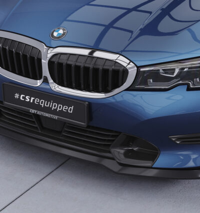 Lame de parechoc avant pour BMW Série 3 G20 / G21 berline / break (Sport Line et Luxury Line) (depuis 03/2019) - Fabriqué en ABS (6 finitions au choix)