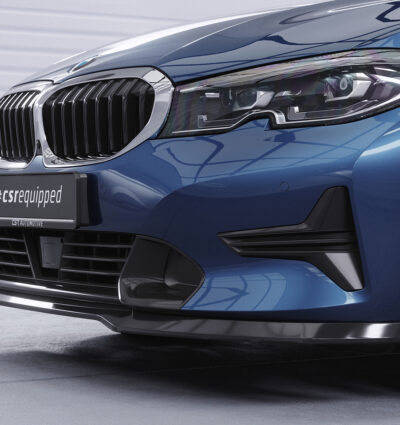 Lame de parechoc avant pour BMW Série 3 G20 / G21 berline / break (Sport Line et Luxury Line) (depuis 03/2019) - Fabriqué en ABS (6 finitions au choix)