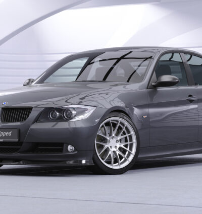 Lame de parechoc avant pour BMW Série 3 E90 / E91 berline / break (préfacelift) (01/2005-09/2008) - Fabriqué en ABS (6 finitions au choix)