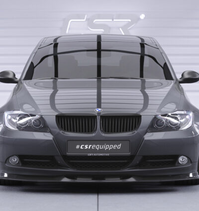 Lame de parechoc avant pour BMW Série 3 E90 / E91 berline / break (préfacelift) (01/2005-09/2008) - Fabriqué en ABS (6 finitions au choix)