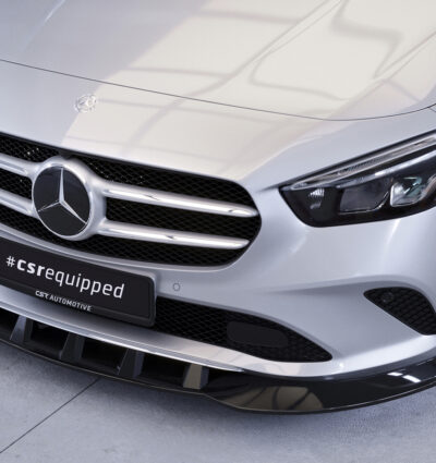 Lame de parechoc avant pour Mercedes-Benz Classe B W247 toutes carrosseries (depuis 12/2018) - Fabriqué en ABS (6 finitions au choix)