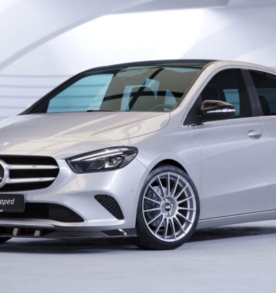 Lame de parechoc avant pour Mercedes-Benz Classe B W247 toutes carrosseries (depuis 12/2018) - Fabriqué en ABS (6 finitions au choix)
