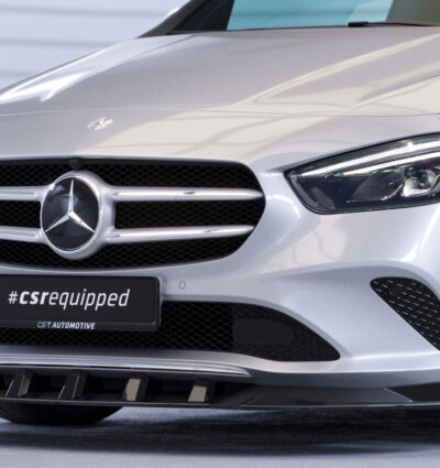 Lame de parechoc avant pour Mercedes-Benz Classe B W247 toutes carrosseries (depuis 12/2018) - Fabriqué en ABS (6 finitions au choix)