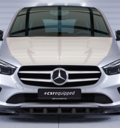 Lame de parechoc avant pour Mercedes-Benz Classe B W247 toutes carrosseries (depuis 12/2018) - Fabriqué en ABS (6 finitions au choix)