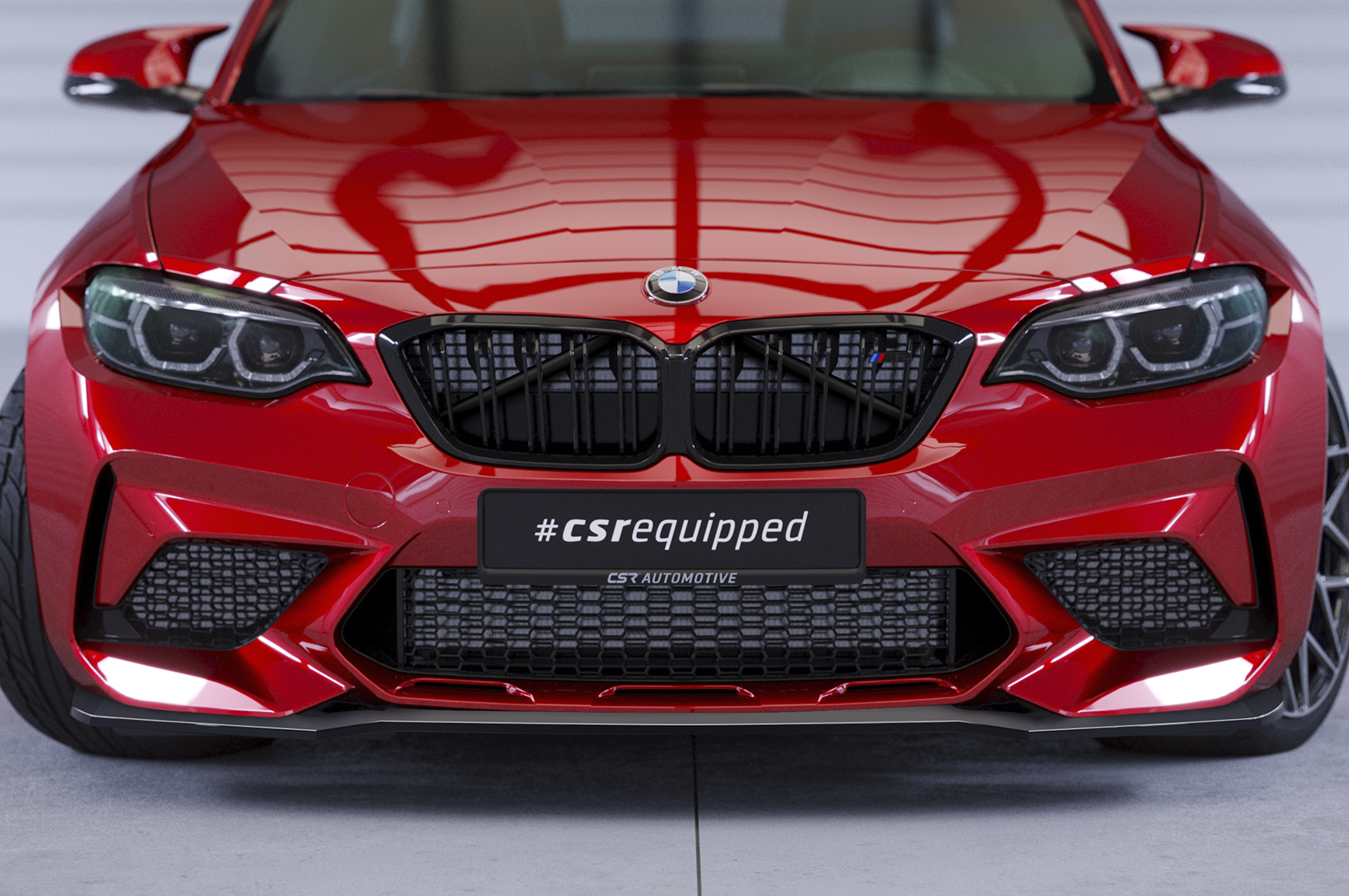 Lame de parechoc avant pour BMW M2 (F87) Competition (depuis 2018) - Fabriqué en ABS (6 finitions au choix)