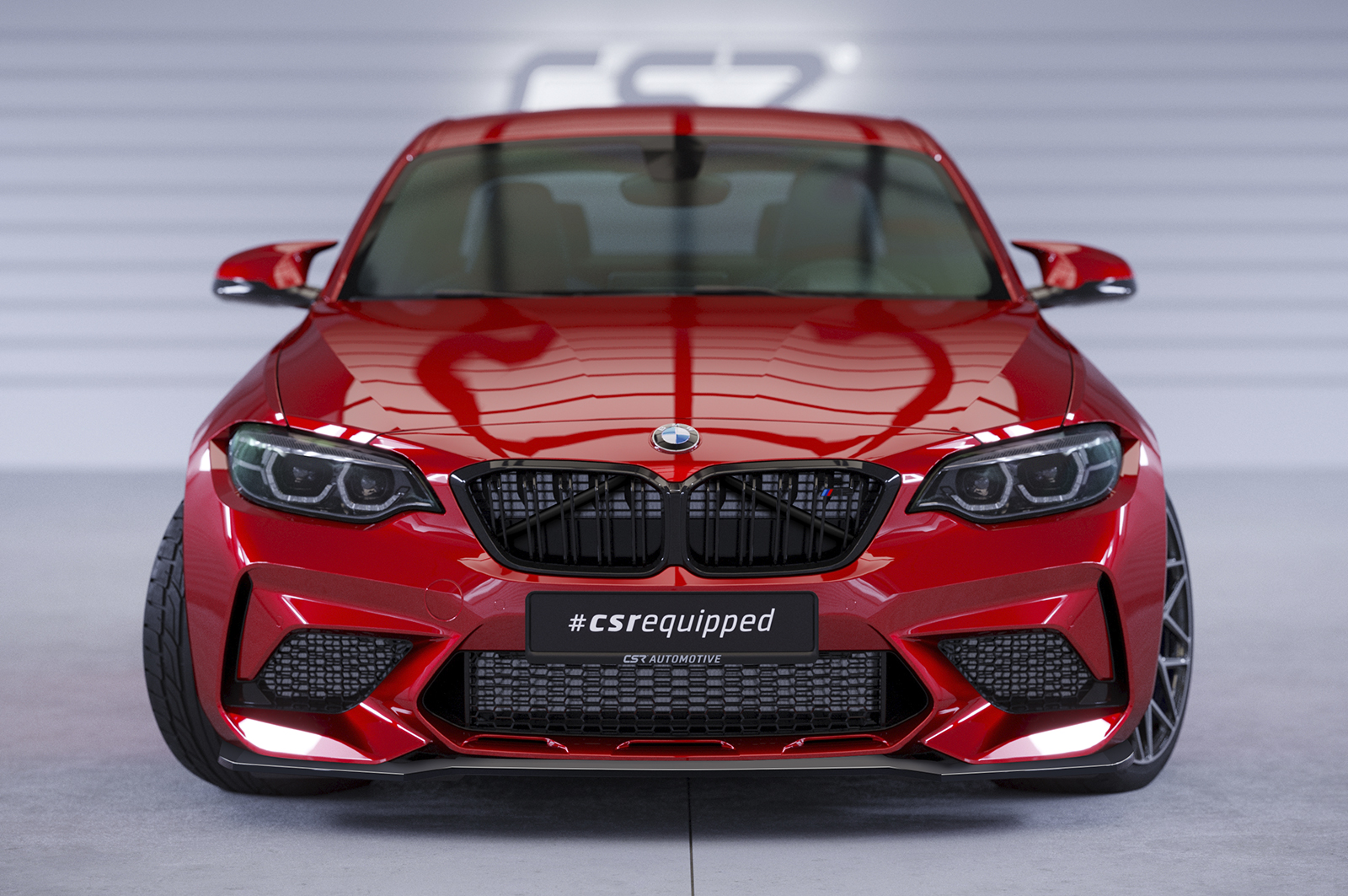 Lame de parechoc avant pour BMW M2 (F87) Competition (depuis 2018) - Fabriqué en ABS (6 finitions au choix)