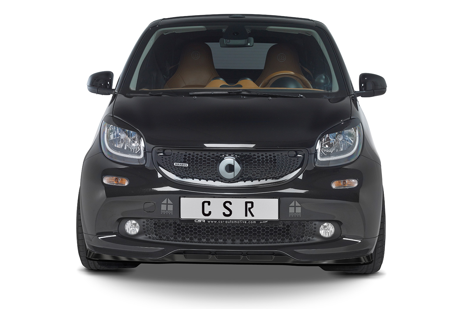 Lame de parechoc avant pour Smart Fortwo 453 Brabus (2016-2018) - Fabriqué en ABS (6 finitions au choix)