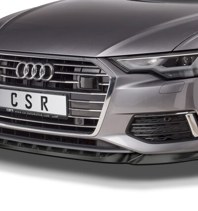 Lame de parechoc avant pour Audi A6 C8 Typ (4K / F2) toutes carrosseries (2018-2023) - Fabriqué en ABS (6 finitions au choix)