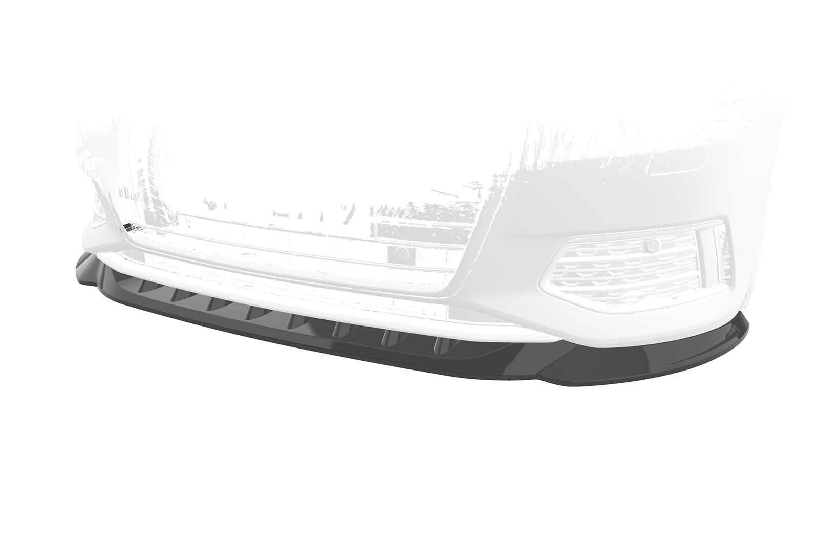 Lame de parechoc avant pour Audi A6 C8 Typ (4K / F2) toutes carrosseries (2018-2023) - Fabriqué en ABS (6 finitions au choix)