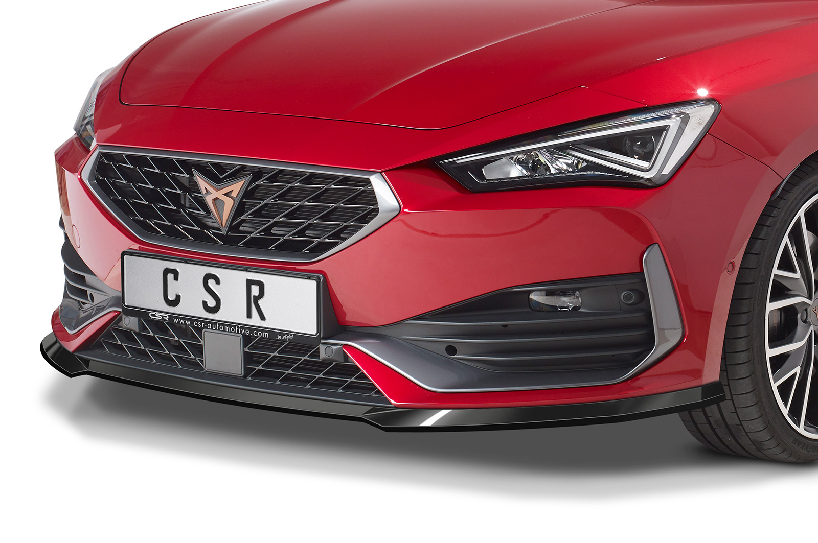 Lame de parechoc avant pour Cupra Leon IV (Typ KL) toutes carrosseries (depuis 2020) - Fabriqué en ABS (6 finitions au choix)