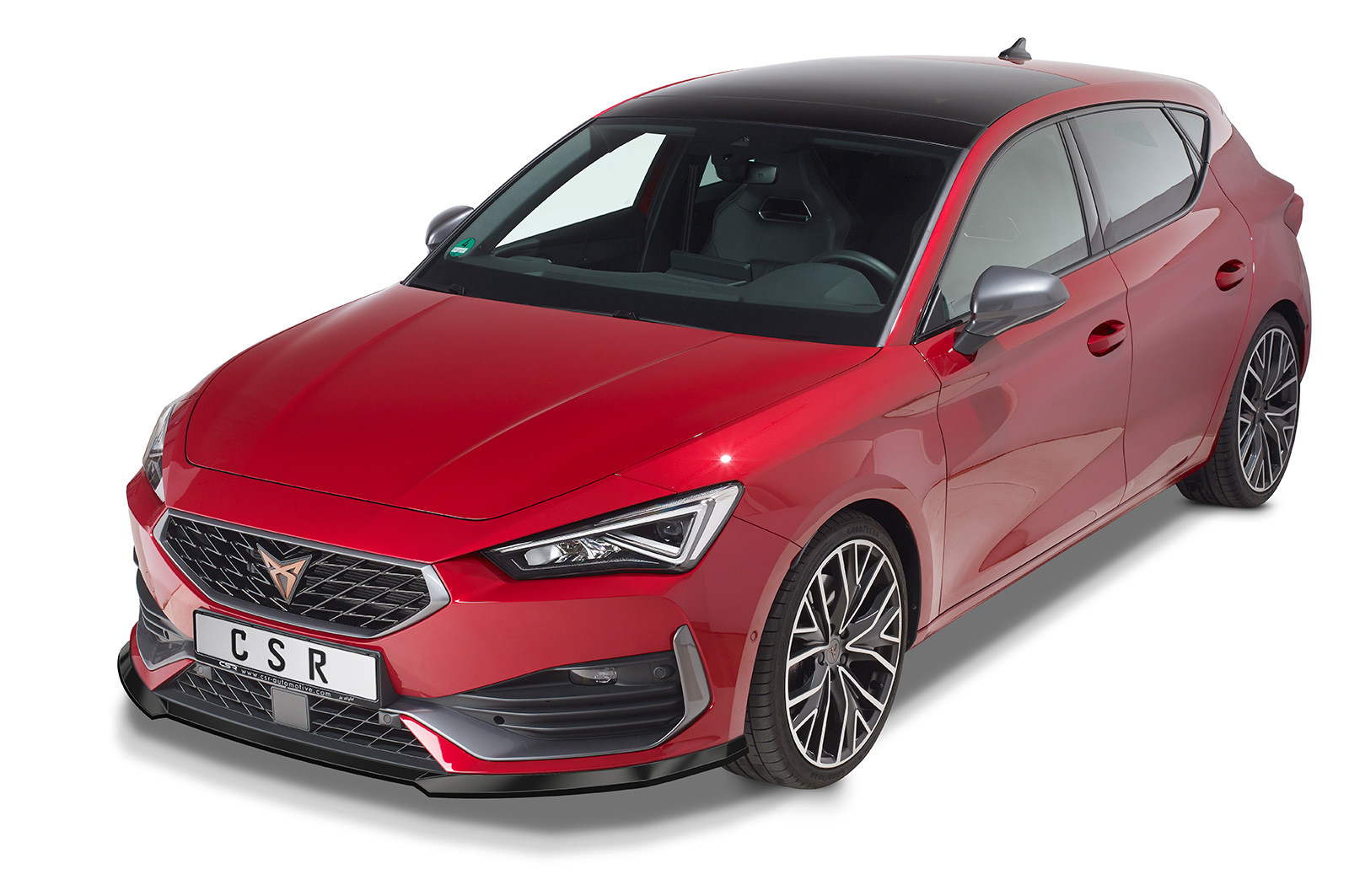 Lame de parechoc avant pour Cupra Leon IV (Typ KL) toutes carrosseries (depuis 2020) - Fabriqué en ABS (6 finitions au choix)