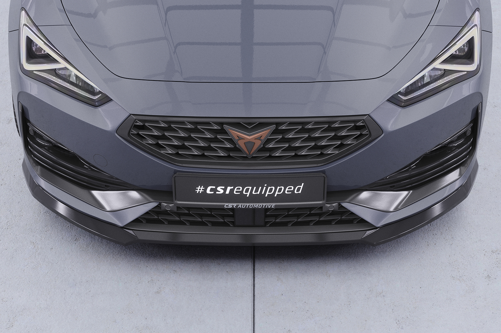 Lame de parechoc avant pour Cupra Leon IV (Typ KL) toutes carrosseries (depuis 2020) - Fabriqué en ABS (6 finitions au choix)