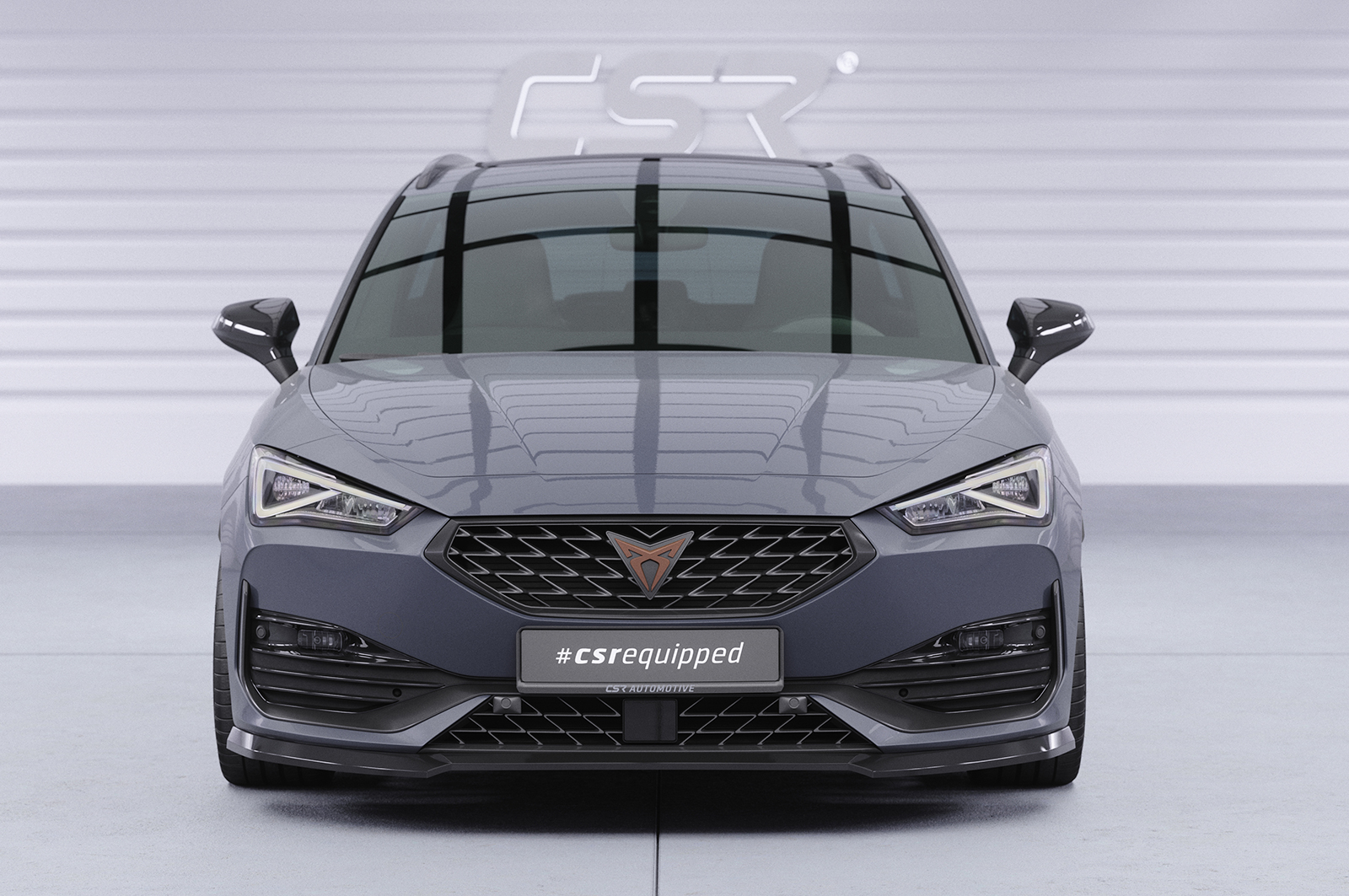 Lame de parechoc avant pour Cupra Leon IV (Typ KL) toutes carrosseries (depuis 2020) - Fabriqué en ABS (6 finitions au choix)