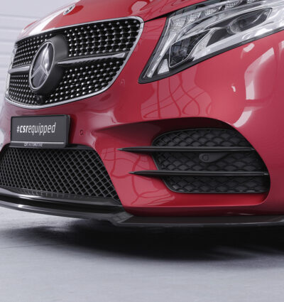 Lame de parechoc avant pour Mercedes-Benz Classe V 447 AMG-Line (depuis 2019) - Fabriqué en ABS (6 finitions au choix)