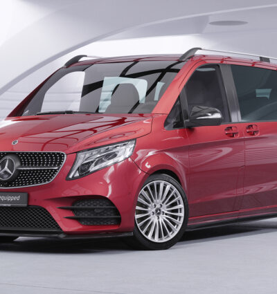 Lame de parechoc avant pour Mercedes-Benz Classe V 447 AMG-Line (depuis 2019) - Fabriqué en ABS (6 finitions au choix)