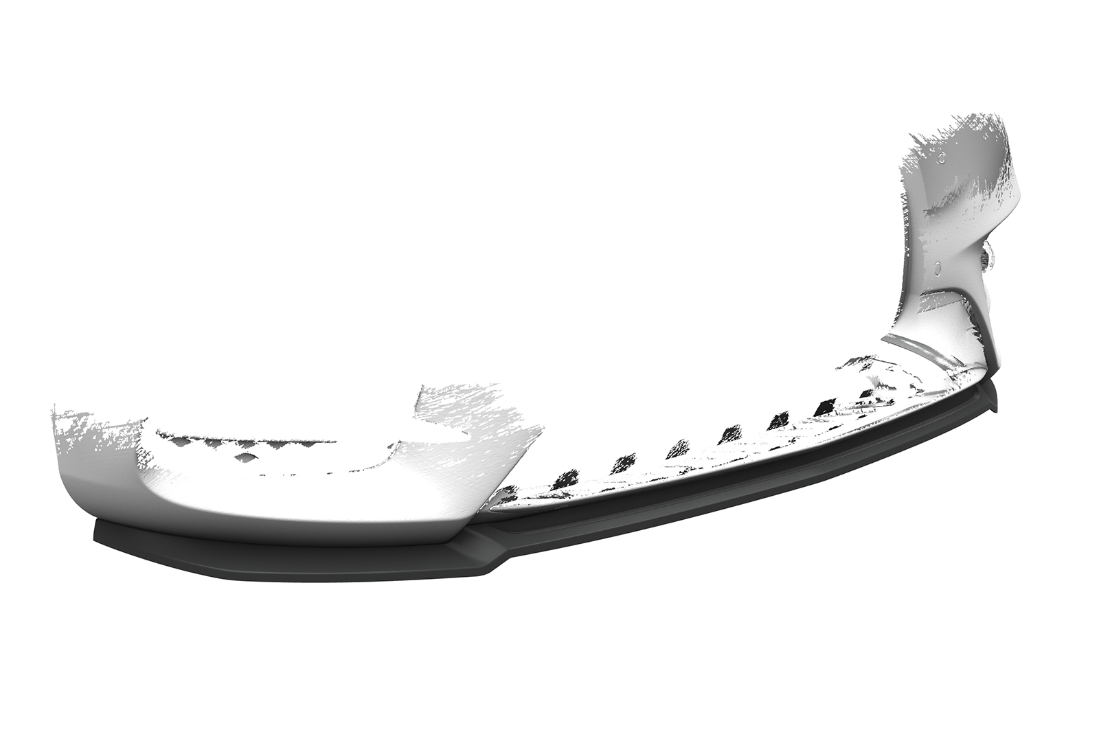 Lame de parechoc avant pour Mercedes-Benz Classe V 447 AMG-Line (depuis 2019) - Fabriqué en ABS (6 finitions au choix)