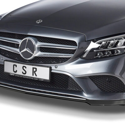 Lame de parechoc avant pour Mercedes-Benz Classe C W205 S205 V205 C205 A205 facelift (04/2018-03/2021) - Fabriqué en ABS (6 finitions au choix)