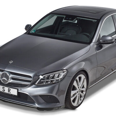 Lame de parechoc avant pour Mercedes-Benz Classe C W205 S205 V205 C205 A205 facelift (04/2018-03/2021) - Fabriqué en ABS (6 finitions au choix)