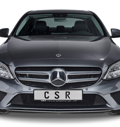 Lame de parechoc avant pour Mercedes-Benz Classe C W205 S205 V205 C205 A205 facelift (04/2018-03/2021) - Fabriqué en ABS (6 finitions au choix)