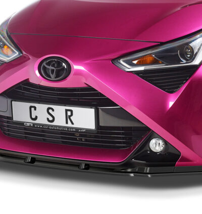Lame de parechoc avant pour Toyota Aygo 2 toutes carrosseries (facelift) (depuis 2018) - Fabriqué en ABS (6 finitions au choix)