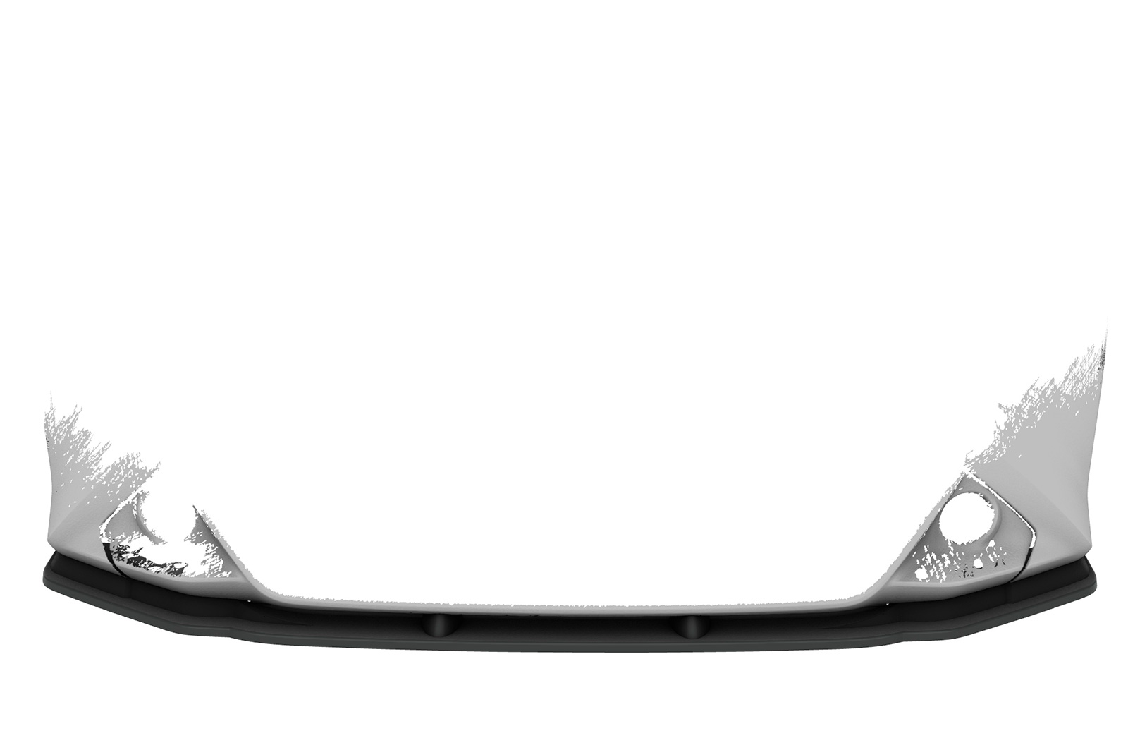 Lame de parechoc avant pour Toyota Aygo 2 toutes carrosseries (facelift) (depuis 2018) - Fabriqué en ABS (6 finitions au choix)