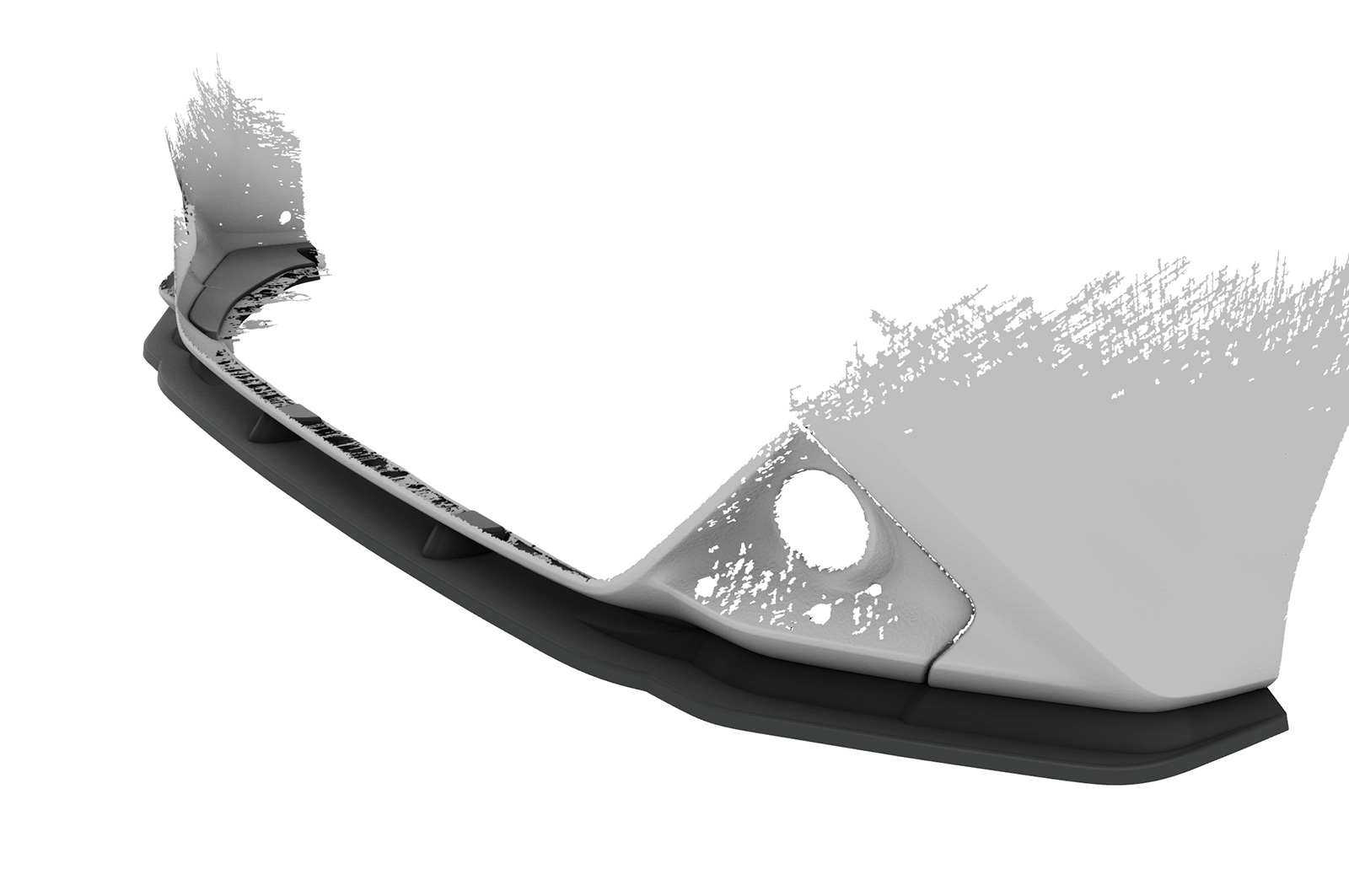 Lame de parechoc avant pour Toyota Aygo 2 toutes carrosseries (facelift) (depuis 2018) - Fabriqué en ABS (6 finitions au choix)
