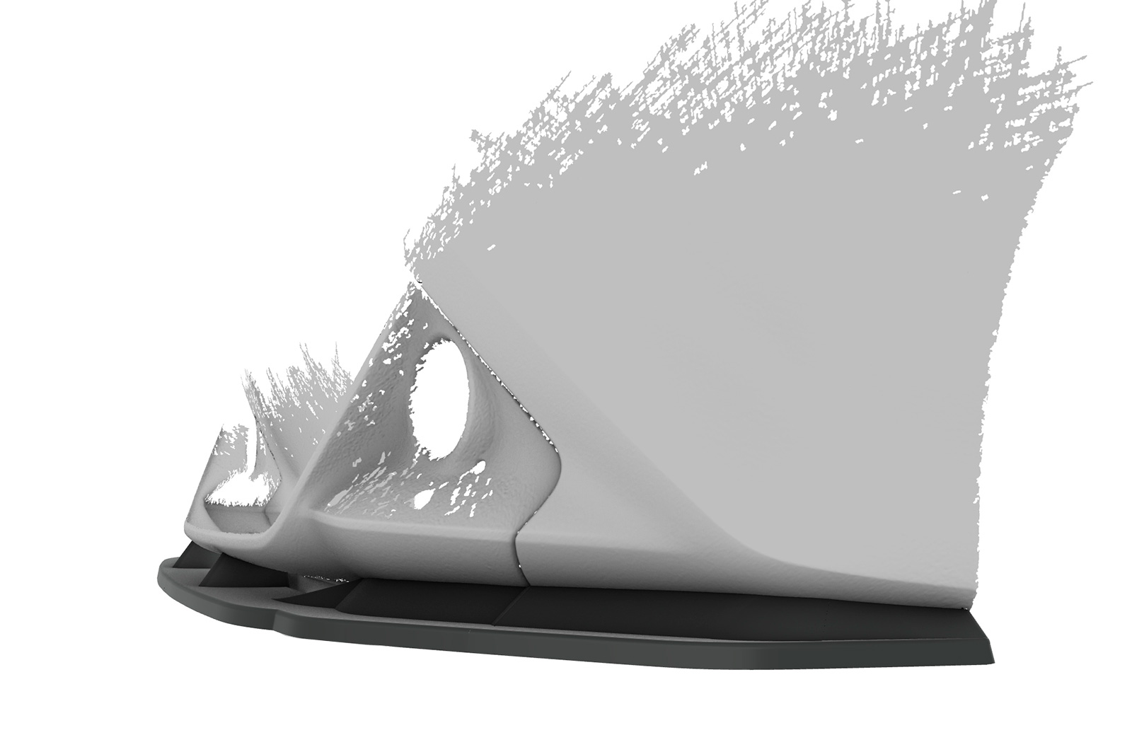 Lame de parechoc avant pour Toyota Aygo 2 toutes carrosseries (facelift) (depuis 2018) - Fabriqué en ABS (6 finitions au choix)