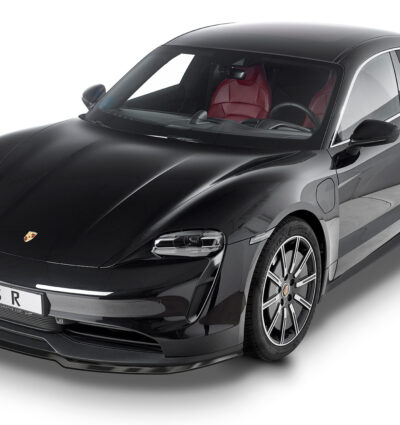 Lame de parechoc avant pour Porsche Taycan / Taycan 4S Sport berline et Cross Turismo (depuis 2019) - Fabriqué en ABS (6 finitions au choix)
