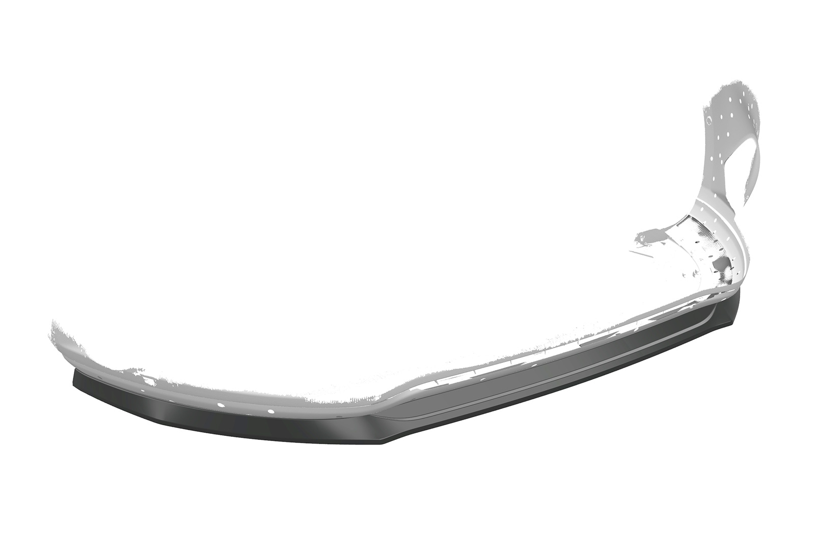 Lame de parechoc avant pour Ford S-Max MK2 toutes carrosseries (préfacelift) (2015-2019) - Fabriqué en ABS (6 finitions au choix)