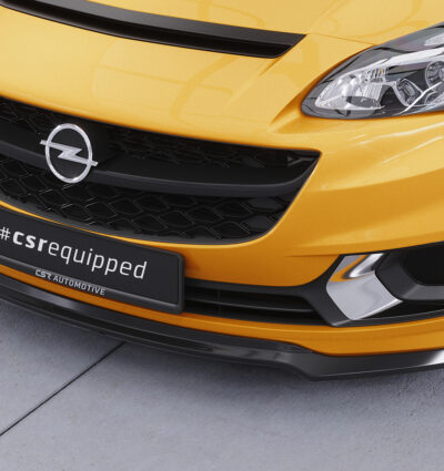 Lame de parechoc avant pour Opel Corsa E OPC / GSI (03/2015-06/2019) - Fabriqué en ABS (6 finitions au choix)