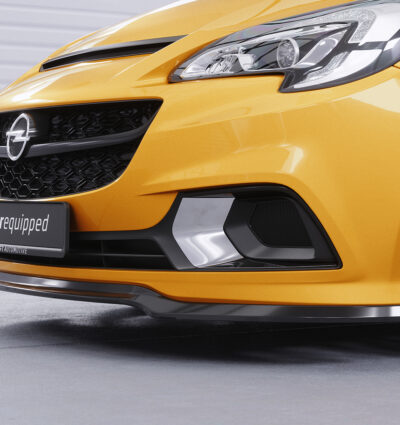 Lame de parechoc avant pour Opel Corsa E OPC / GSI (03/2015-06/2019) - Fabriqué en ABS (6 finitions au choix)