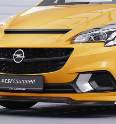 Lame de parechoc avant pour Opel Corsa E OPC / GSI (03/2015-06/2019) - Fabriqué en ABS (6 finitions au choix)