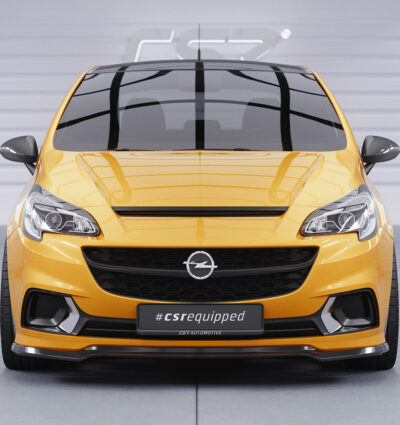Lame de parechoc avant pour Opel Corsa E OPC / GSI (03/2015-06/2019) - Fabriqué en ABS (6 finitions au choix)