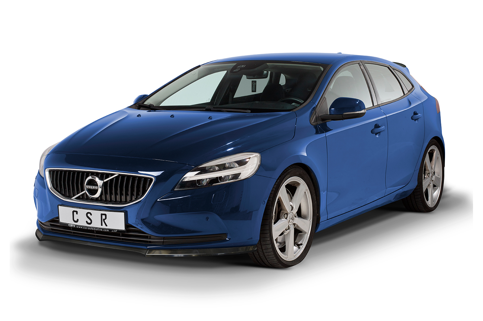 Lame de parechoc avant pour Volvo V40 toutes carrosseries (2012-2019) - Fabriqué en ABS (6 finitions au choix)