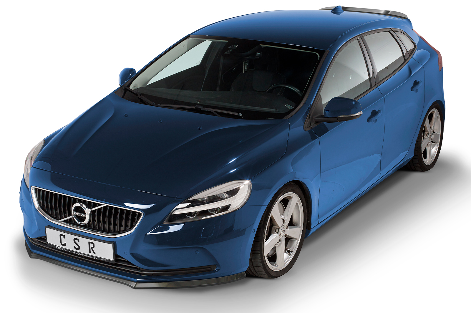 Lame de parechoc avant pour Volvo V40 toutes carrosseries (2012-2019) - Fabriqué en ABS (6 finitions au choix)