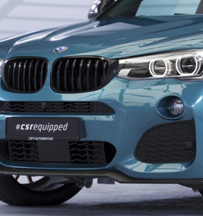 Lame de parechoc avant pour BMW X4 (F26) Pack M (depuis 2014) - Fabriqué en ABS (6 finitions au choix)