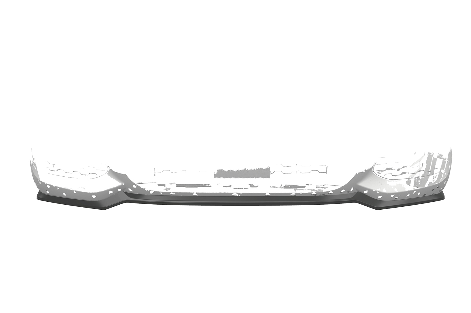 Lame de parechoc avant pour BMW X4 (F26) Pack M (depuis 2014) - Fabriqué en ABS (6 finitions au choix)