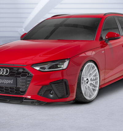 Lame de parechoc avant pour Audi A4 B9 (Typ 8W) / S4 B9 (Typ 8W) S-Line et S4 (facelift) (depuis 05/2019) - Fabriqué en ABS (6 finitions au choix)