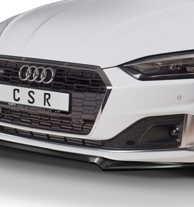 Lame de parechoc avant pour Audi A5 F5 finition de base et advanced (facelift) (depuis 2019) - Fabriqué en ABS (6 finitions au choix)