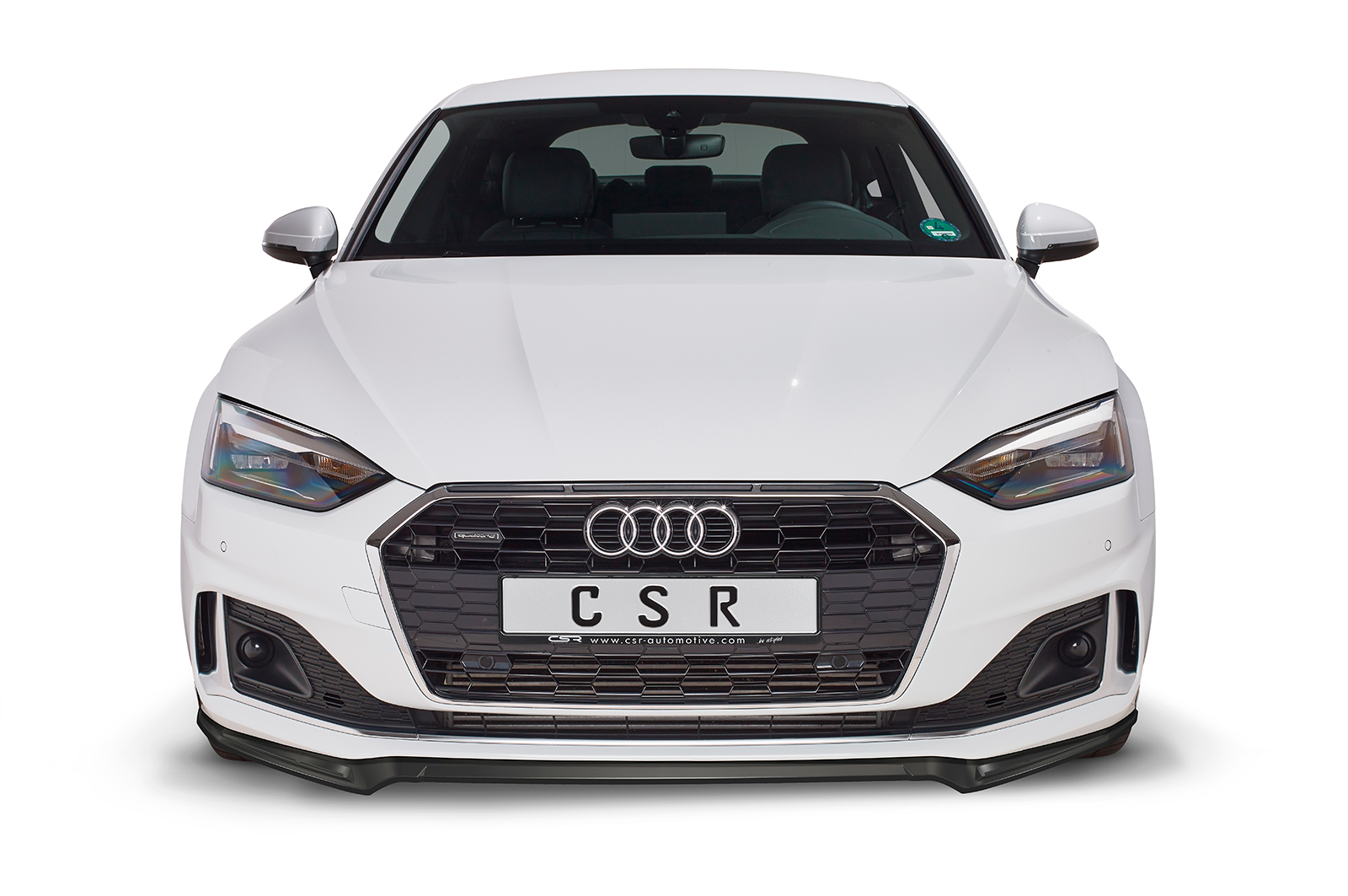 Lame de parechoc avant pour Audi A5 F5 finition de base et advanced (facelift) (depuis 2019) - Fabriqué en ABS (6 finitions au choix)