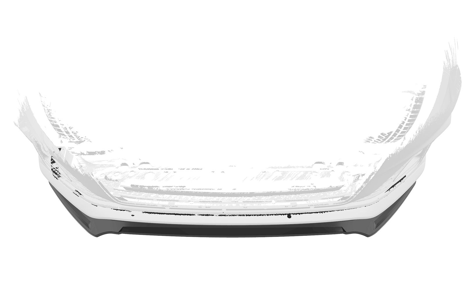 Lame de parechoc avant pour Audi A5 F5 finition de base et advanced (facelift) (depuis 2019) - Fabriqué en ABS (6 finitions au choix)