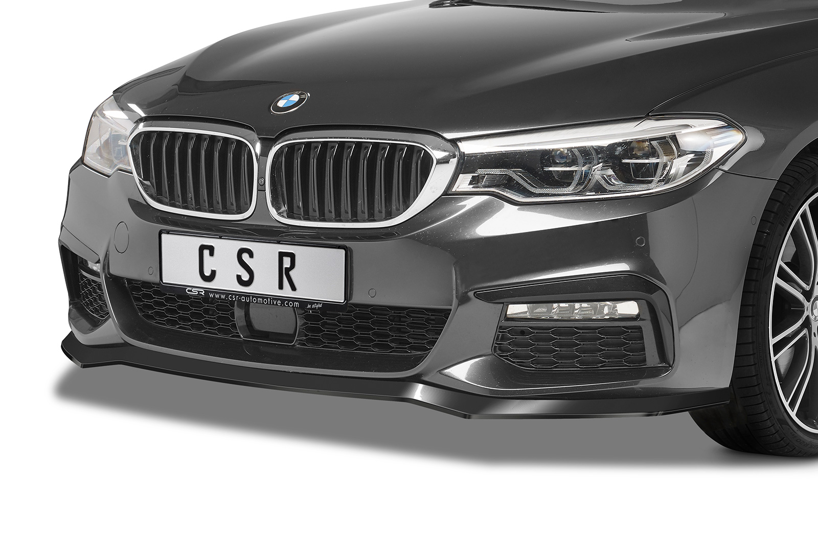 Lame de parechoc avant pour BMW Série 5 G30 / G31 uniquement Pack M (préfacelift) (2017-06/2020) - Fabriqué en ABS (6 finitions au choix)