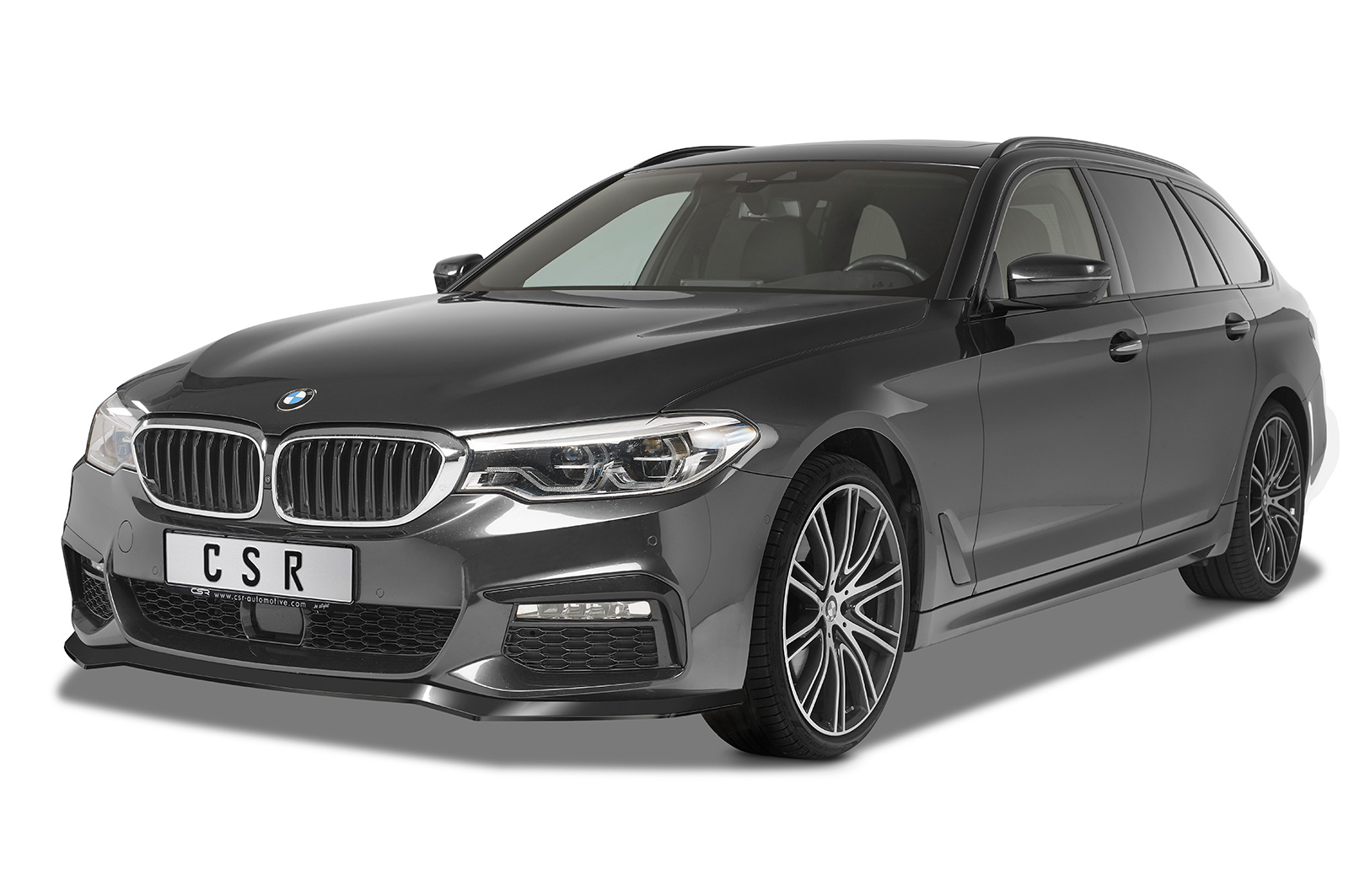 Lame de parechoc avant pour BMW Série 5 G30 / G31 uniquement Pack M (préfacelift) (2017-06/2020) - Fabriqué en ABS (6 finitions au choix)