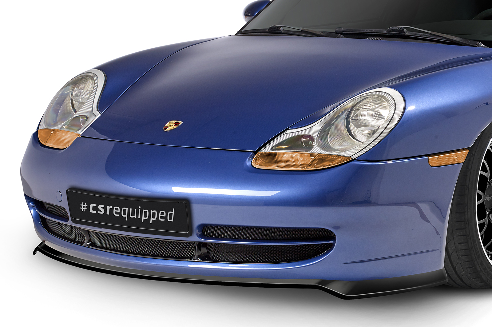 Lame de parechoc avant pour Porsche 911 / 996 Carrera / Carrera 4 (préfacelift) (1997-2001) - Fabriqué en ABS (6 finitions au choix)