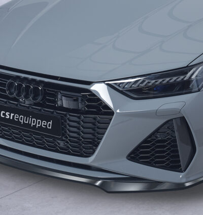 Lame de parechoc avant pour Audi RS6 C8 / RS7 C8 (4K) toutes carrosseries (depuis 2019) - Fabriqué en ABS (6 finitions au choix)