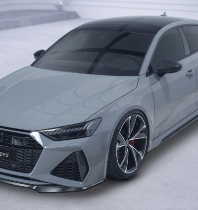 Lame de parechoc avant pour Audi RS6 C8 / RS7 C8 (4K) toutes carrosseries (depuis 2019) - Fabriqué en ABS (6 finitions au choix)